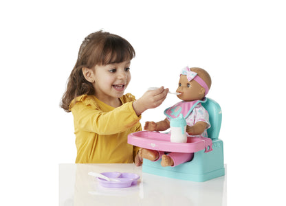 You & Me 14-inch Hungry Baby Doll with Feeding Accessories