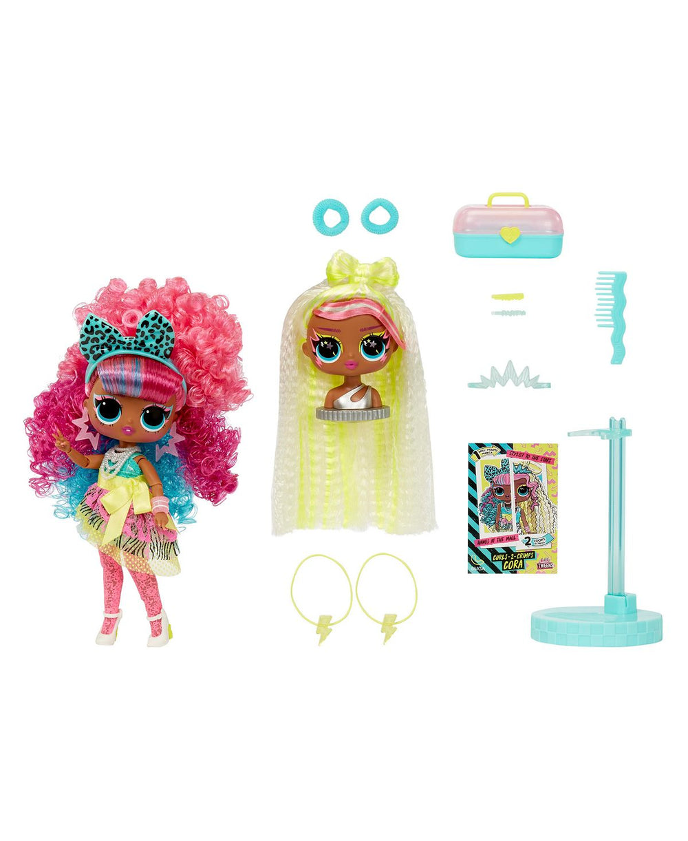 LOL Surprise! Tweens Surprise Swap Fashion Doll - Crimps Cora with Dual Hairstyles