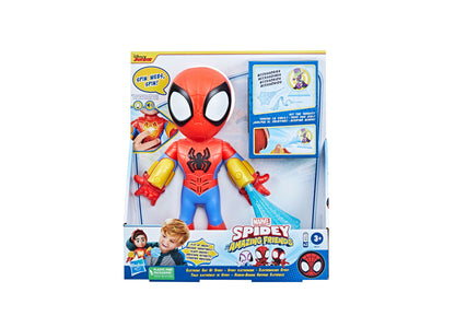 Marvel Spidey and His Amazing Friends 10" Electronic Action Figure - Suit Up Spidey