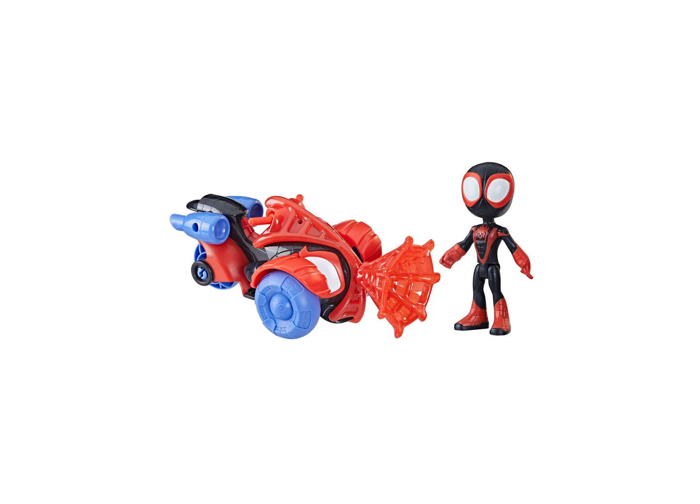 Marvel Spidey and His Amazing Friends Miles Morales Spider-Man Techno Racer Set