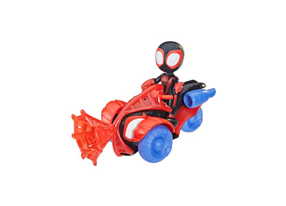 Marvel Spidey and His Amazing Friends Miles Morales Spider-Man Techno Racer Set