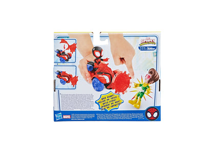 Marvel Spidey and His Amazing Friends Miles Morales Spider-Man Techno Racer Set