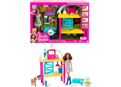 Barbie Hatch & Gather Egg Farm Playset with Interactive Features