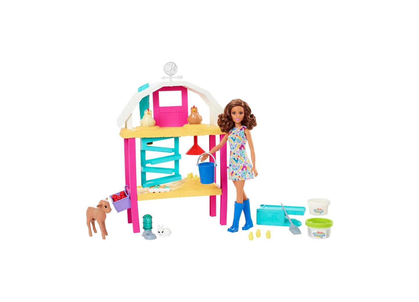 Barbie Hatch & Gather Egg Farm Playset with Interactive Features