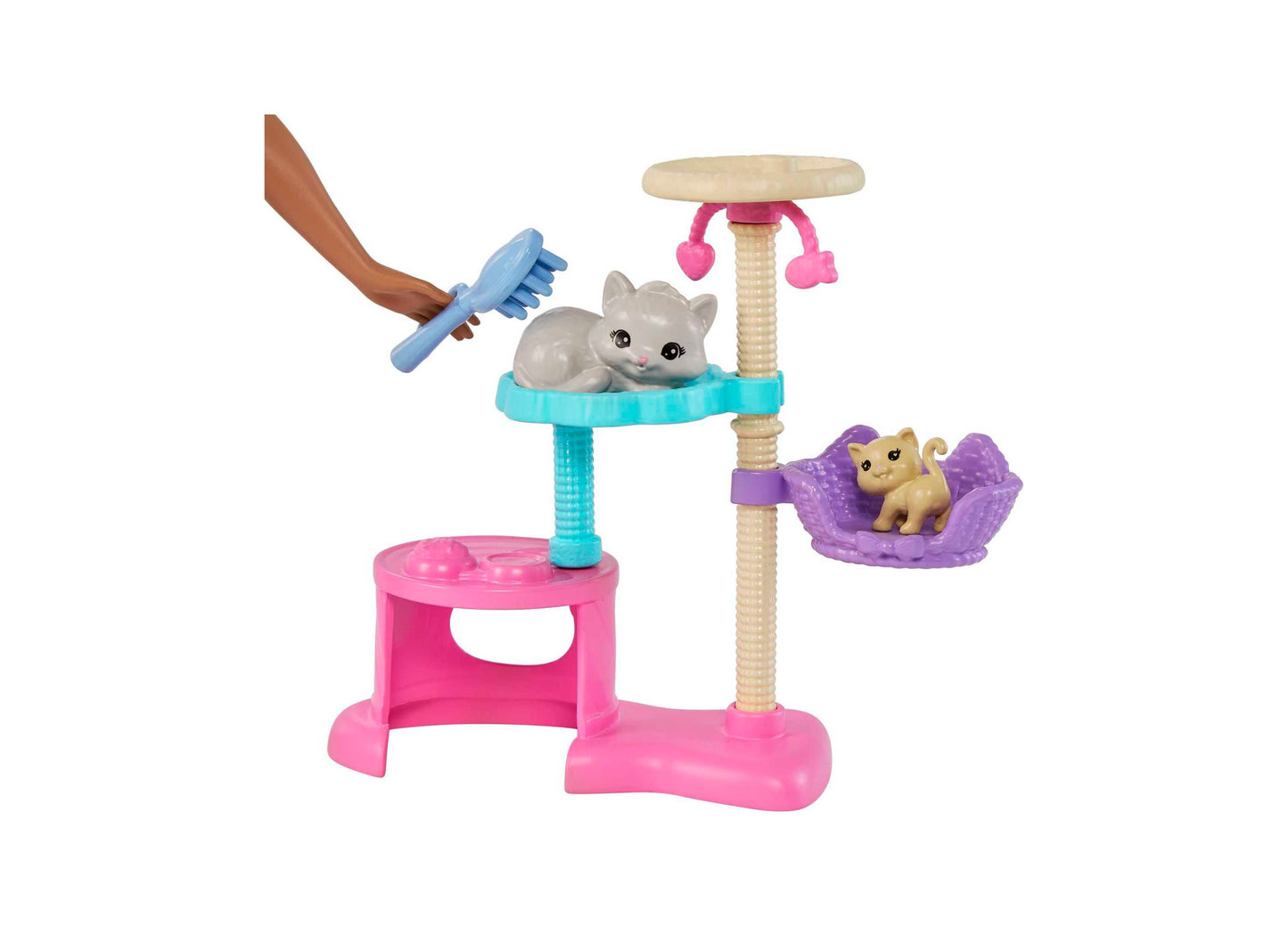 Barbie Kitty Condo Playset with Doll, Pets, and Accessories