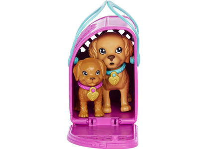 Barbie Pup Adoption Playset with Color-Change Puppies and Accessories