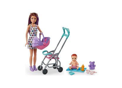 Barbie Skipper Babysitters, Inc. Doll and Stroller Playset