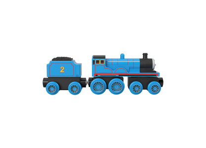 Fisher-Price Thomas & Friends Wooden Railway Edward Engine with Coal-Car