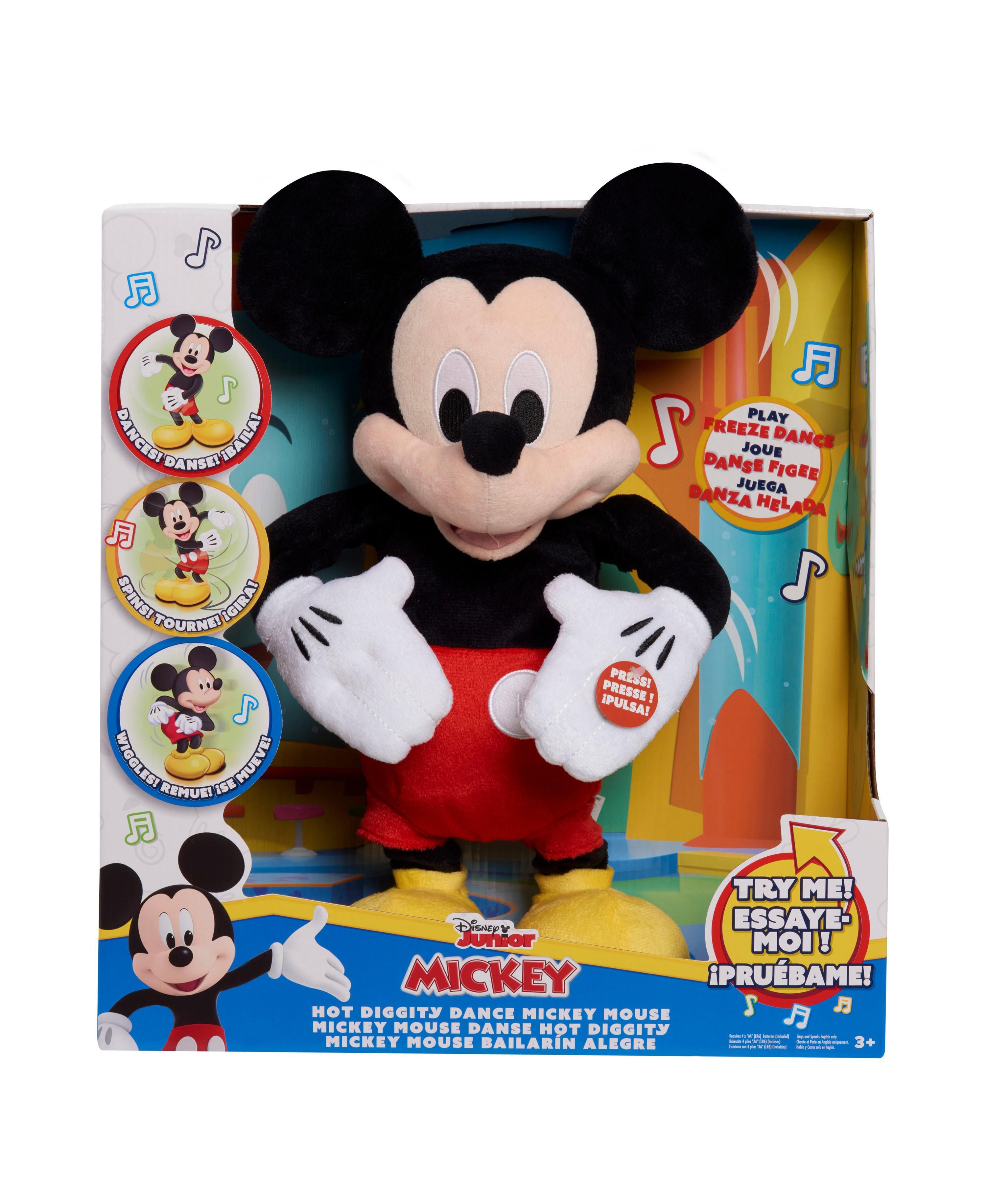 Disney Junior Hot Diggity Dance Mickey Plush Interactive Dancing Toy Toys R Us