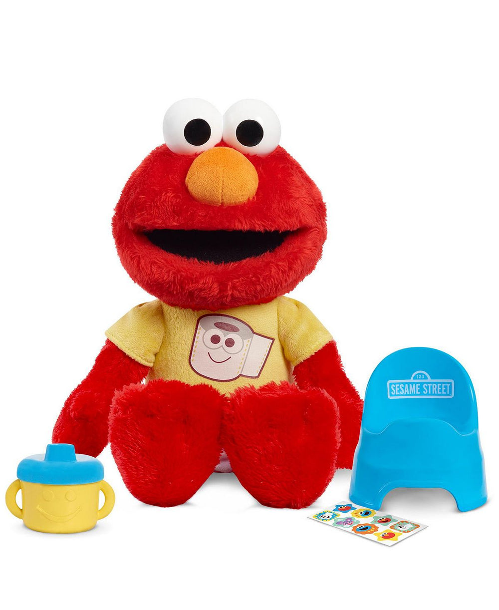 Sesame Street Potty Time Elmo - Interactive 12" Plush with Sounds