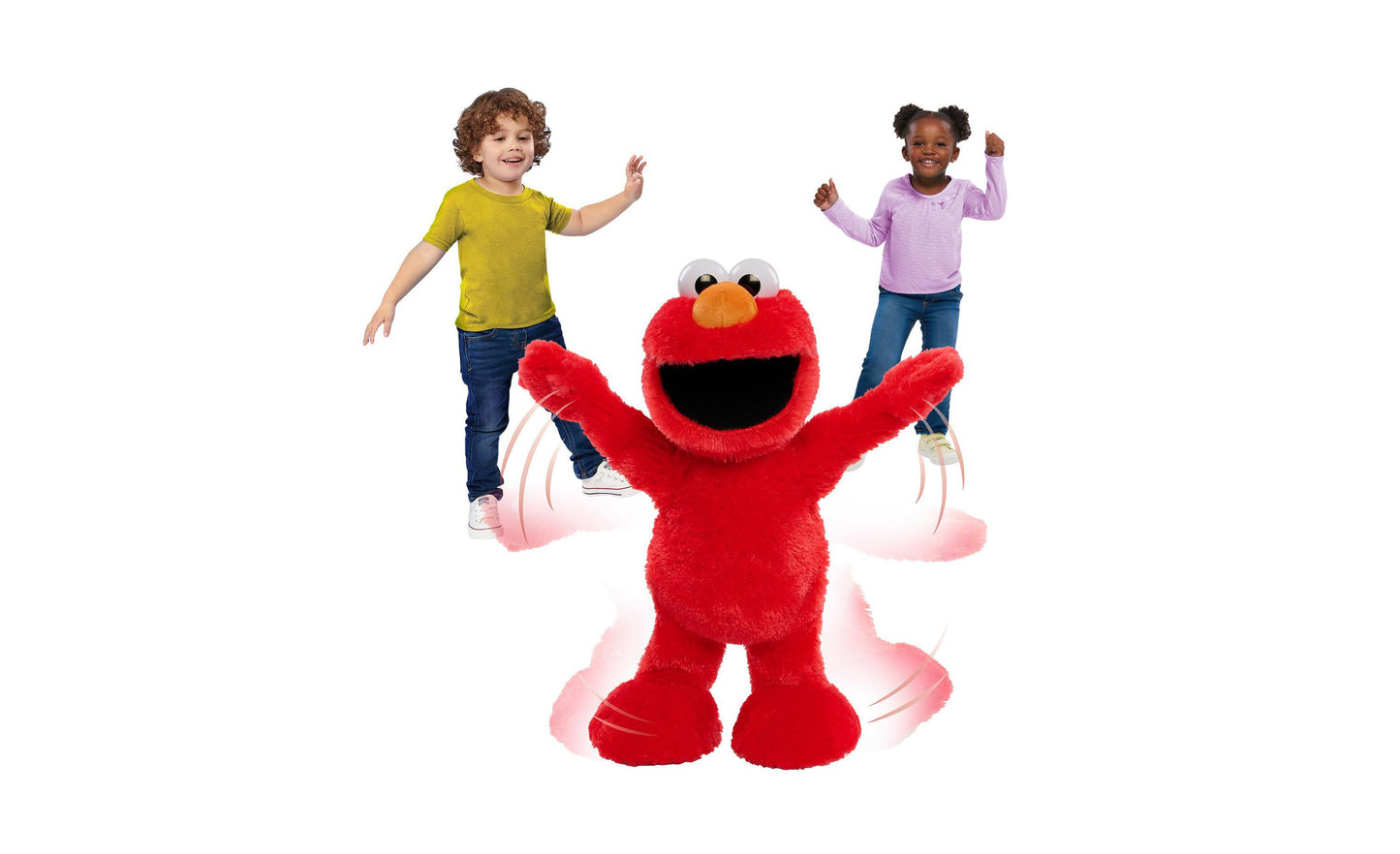 Sesame Street Elmo Slide Plush - Interactive Dancing and Singing Toy