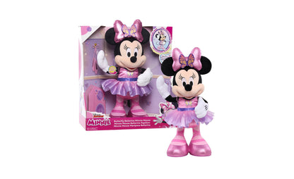 Disney Junior Minnie Mouse Butterfly Ballerina Plush - Interactive, Lights & Sounds