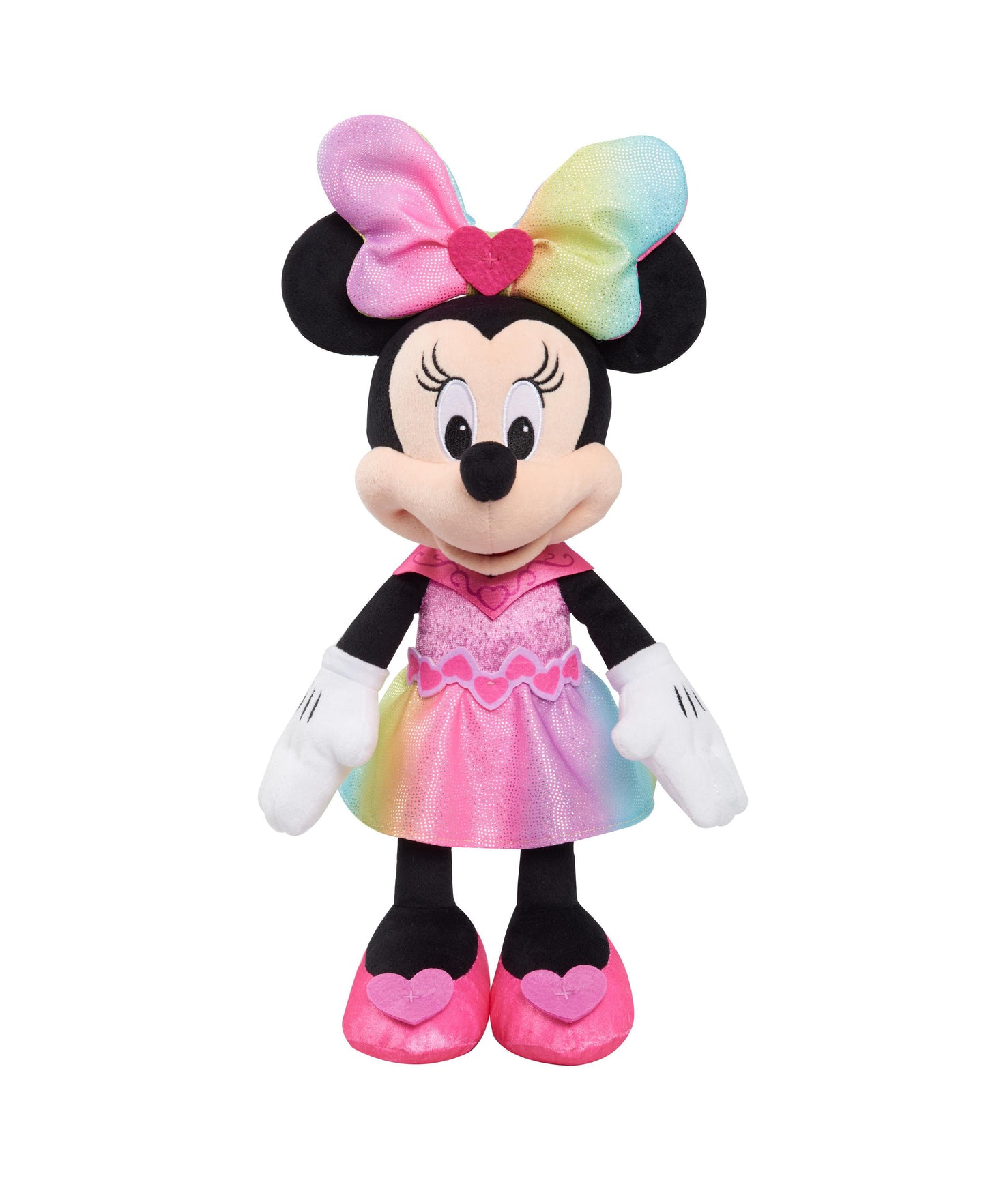 Macy's Disney Junior Minnie Mouse Sparkle and Sing Minnie Mouse, 13" Feature Plush with Lights and Sounds