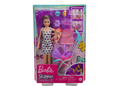 Barbie Skipper Babysitters, Inc. Doll and Stroller Playset