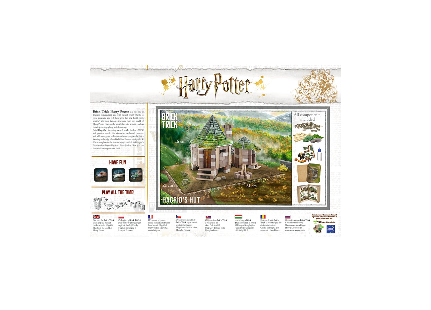 Trefl Harry Potter Brick Tricks Hagrid's Hut