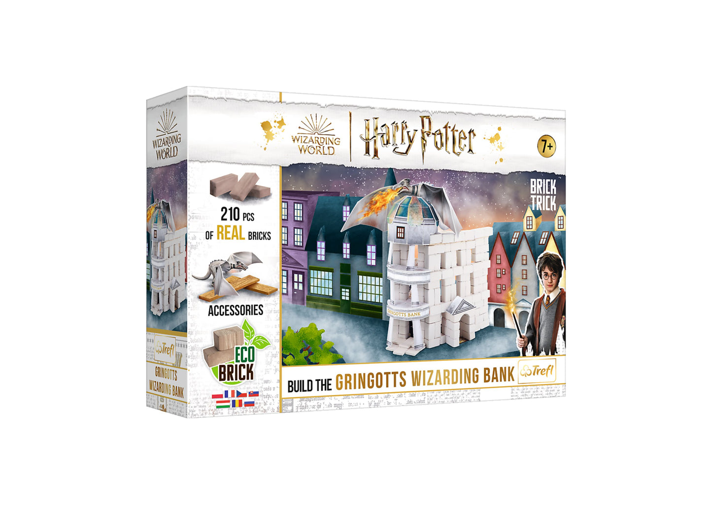 Trefl Harry Potter Brick Tricks Gringotts Wizarding Bank, 210 Piece