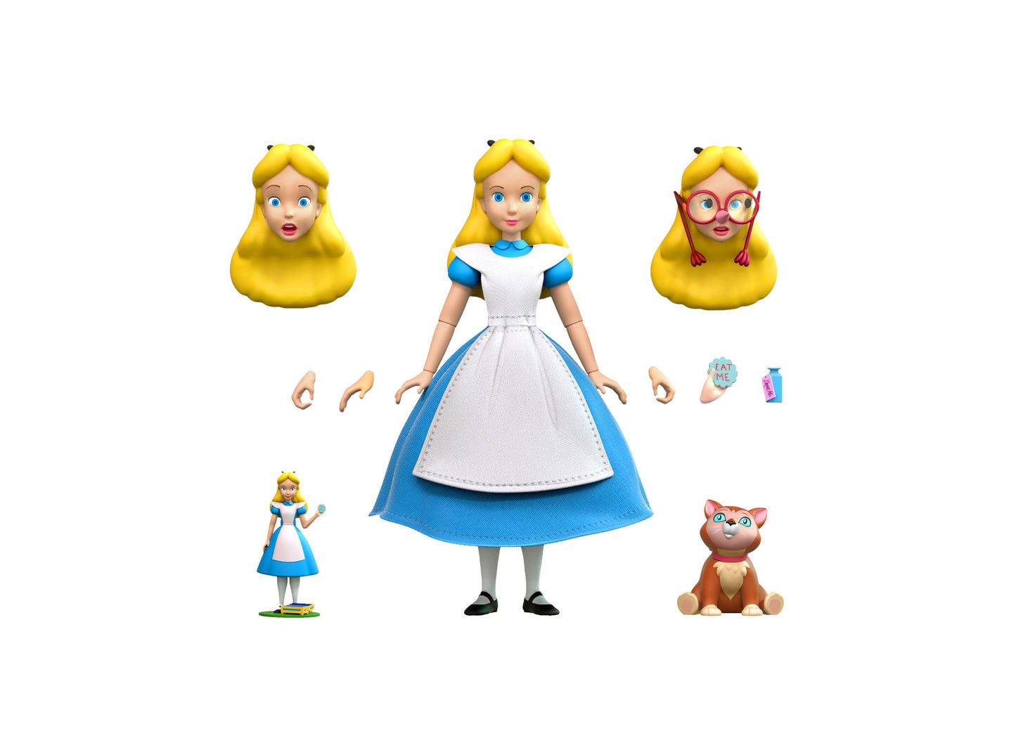 Super 7 Disney Alice in Wonderland Alice 7" Ultimates, Action Figure