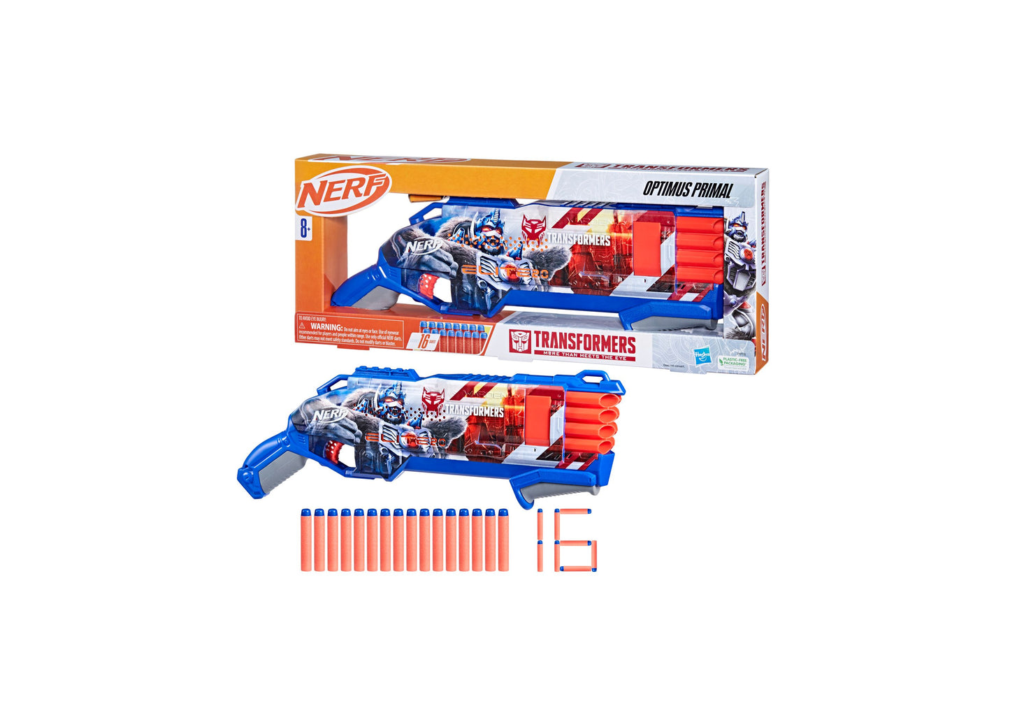 Nerf Transformers Optimus Primal 20-Inch Dart Blaster