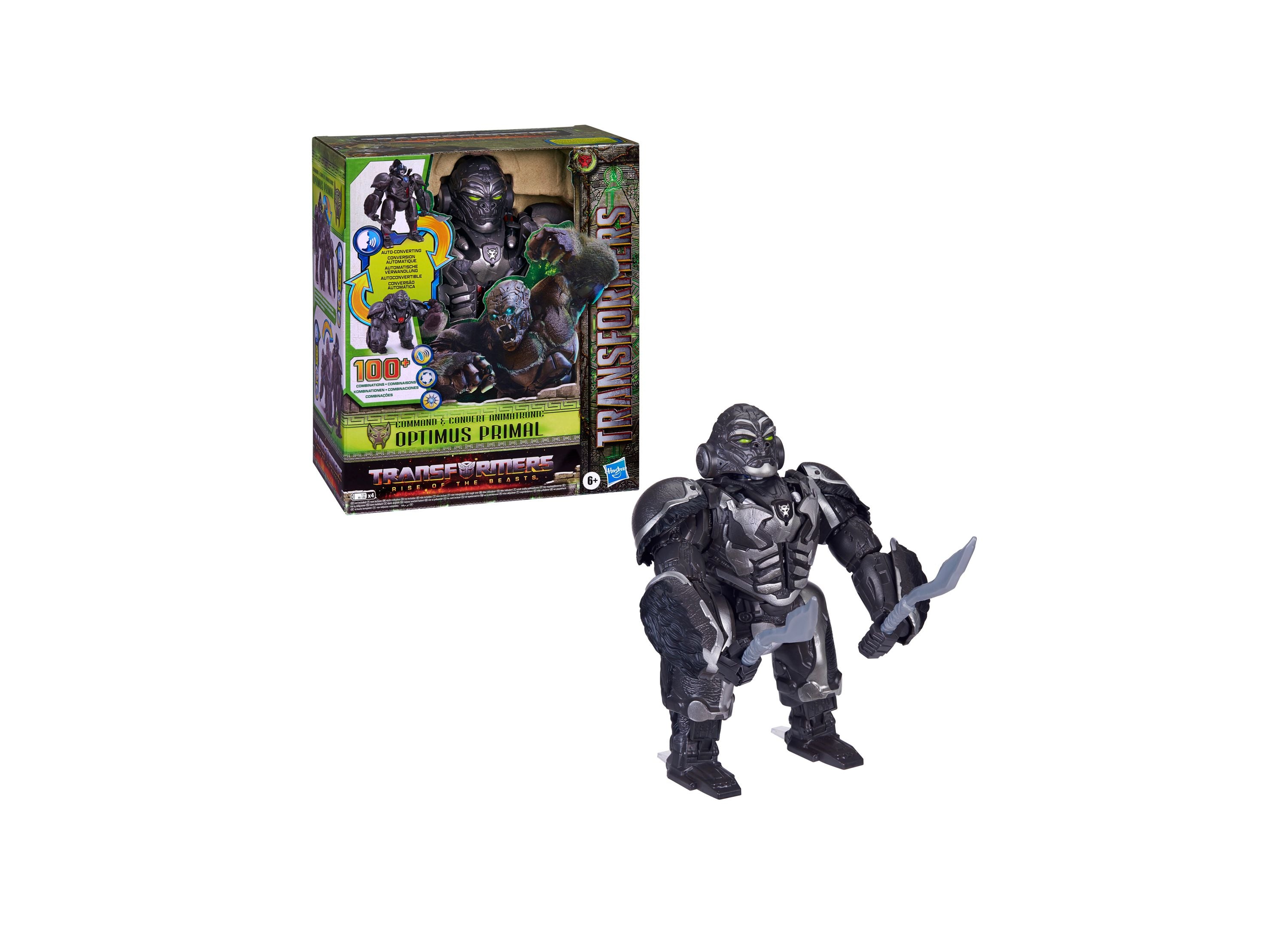 Transformers Rise of deals the Beasts: Command & Convert Animatronic Optimus Primal