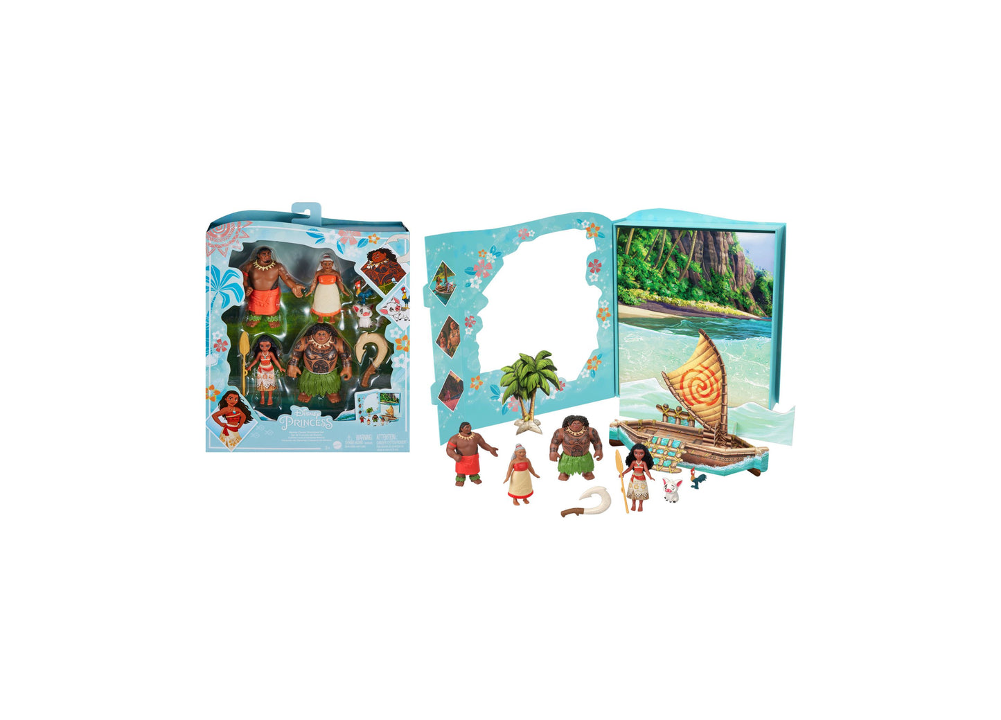 Disney Princess Moana 6-Piece Classic Storybook Adventure Set