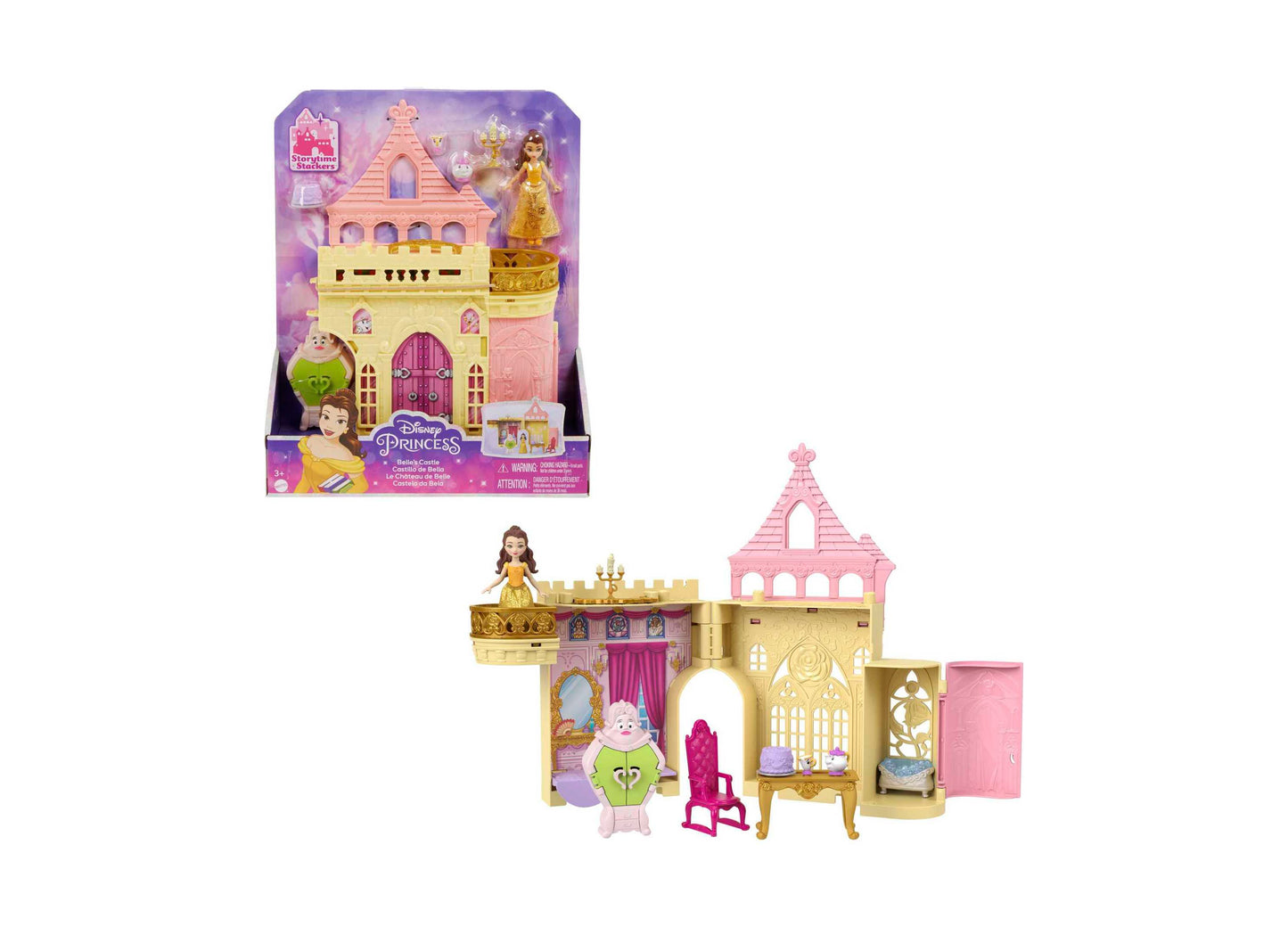 Disney Princess Storytime Stackers Belle's Enchanted Castle Playset