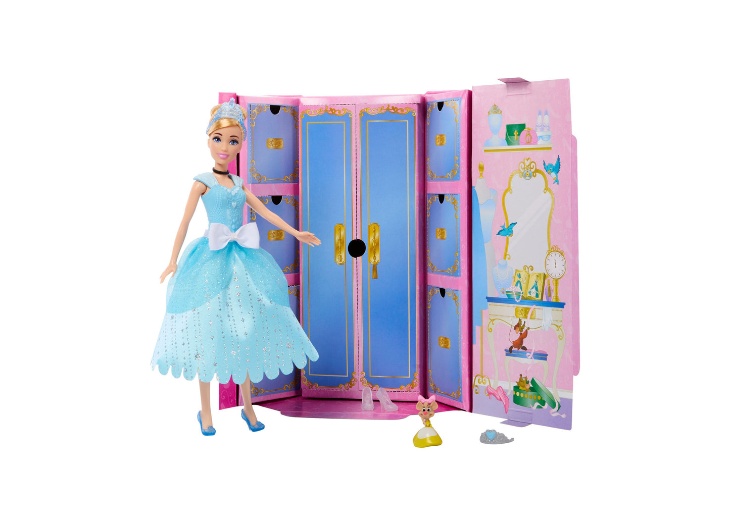 Disney Princess - Royal Fashion Reveal Cinderella Doll with 125+ Looks