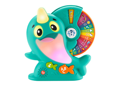 Fisher-Price Linkimals Learning Narwhal Interactive Musical Toy for Toddlers