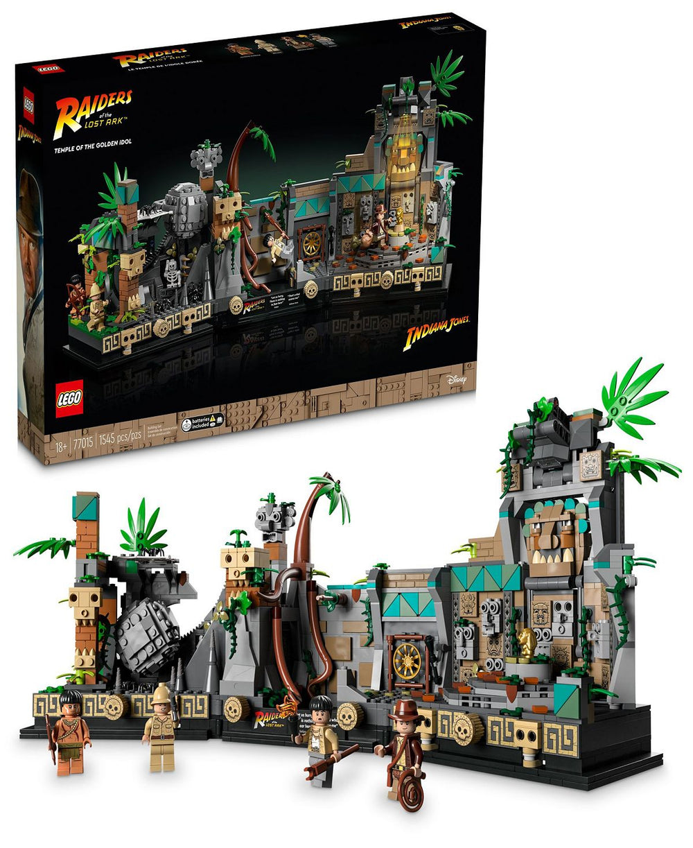 LEGO Indiana Jones Temple of the Golden Idol 1545-Piece Building Set