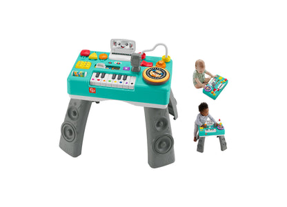 Fisher-Price Laugh & Learn Mix & Learn DJ Table for Toddlers