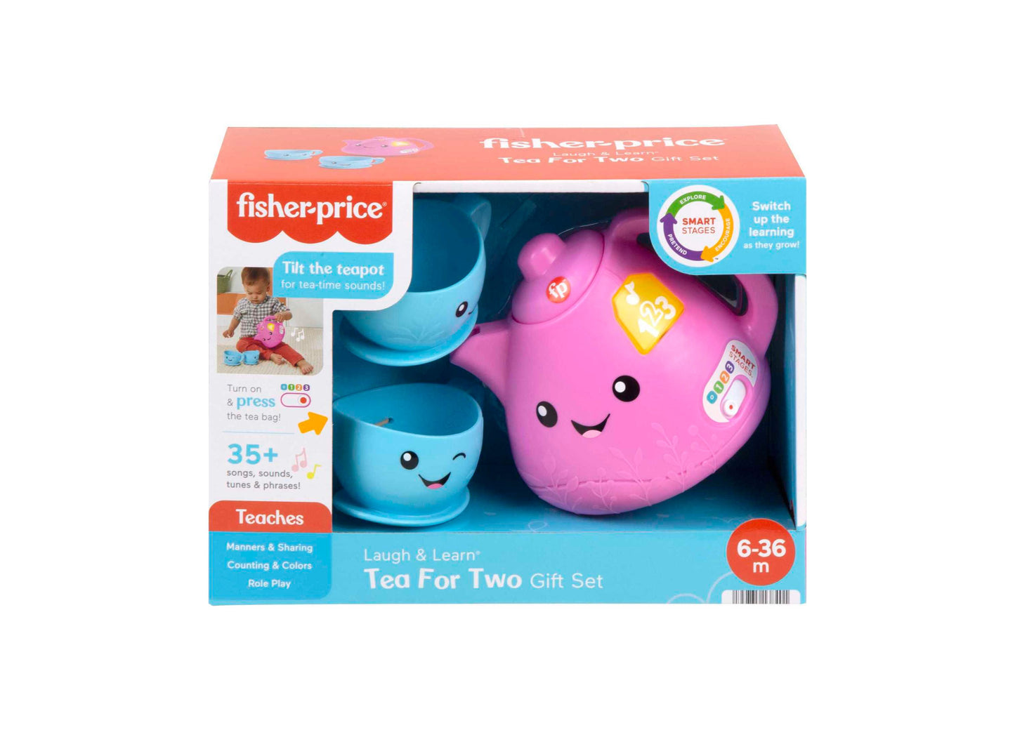 Fisher-Price Laugh & Learn Tea for Two Interactive Set for Toddlers