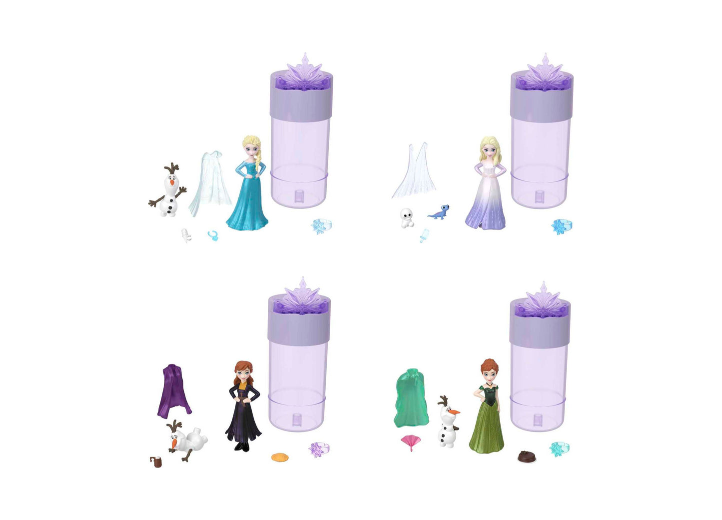 Disney Frozen Snow Color Reveal Blind Pack Small Dolls - Styles May Vary