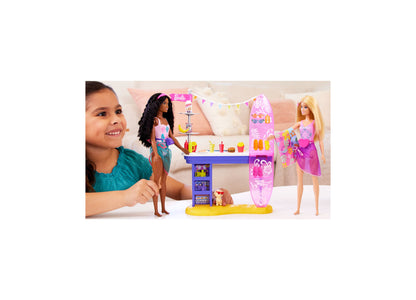 Barbie Beach Boardwalk Playset - Interactive Summer Fun