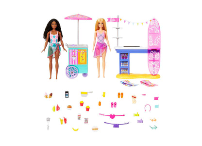 Barbie Beach Boardwalk Playset - Interactive Summer Fun