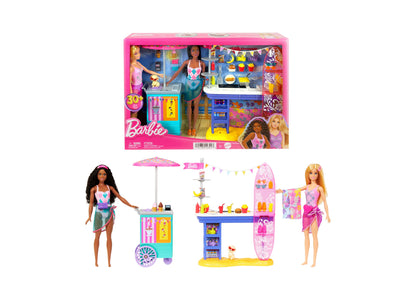 Barbie Beach Boardwalk Playset - Interactive Summer Fun