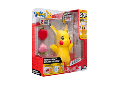 Pokemon Pikachu Train and Play Deluxe Interactive Action Figure