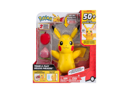 Pokemon Pikachu Train and Play Deluxe Interactive Action Figure