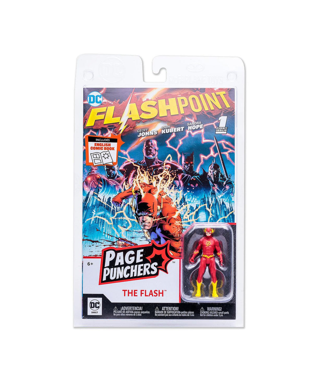 McFarlane Toys DC Flashpoint 7" Action Figure - The Flash with Comic Page Punchers
