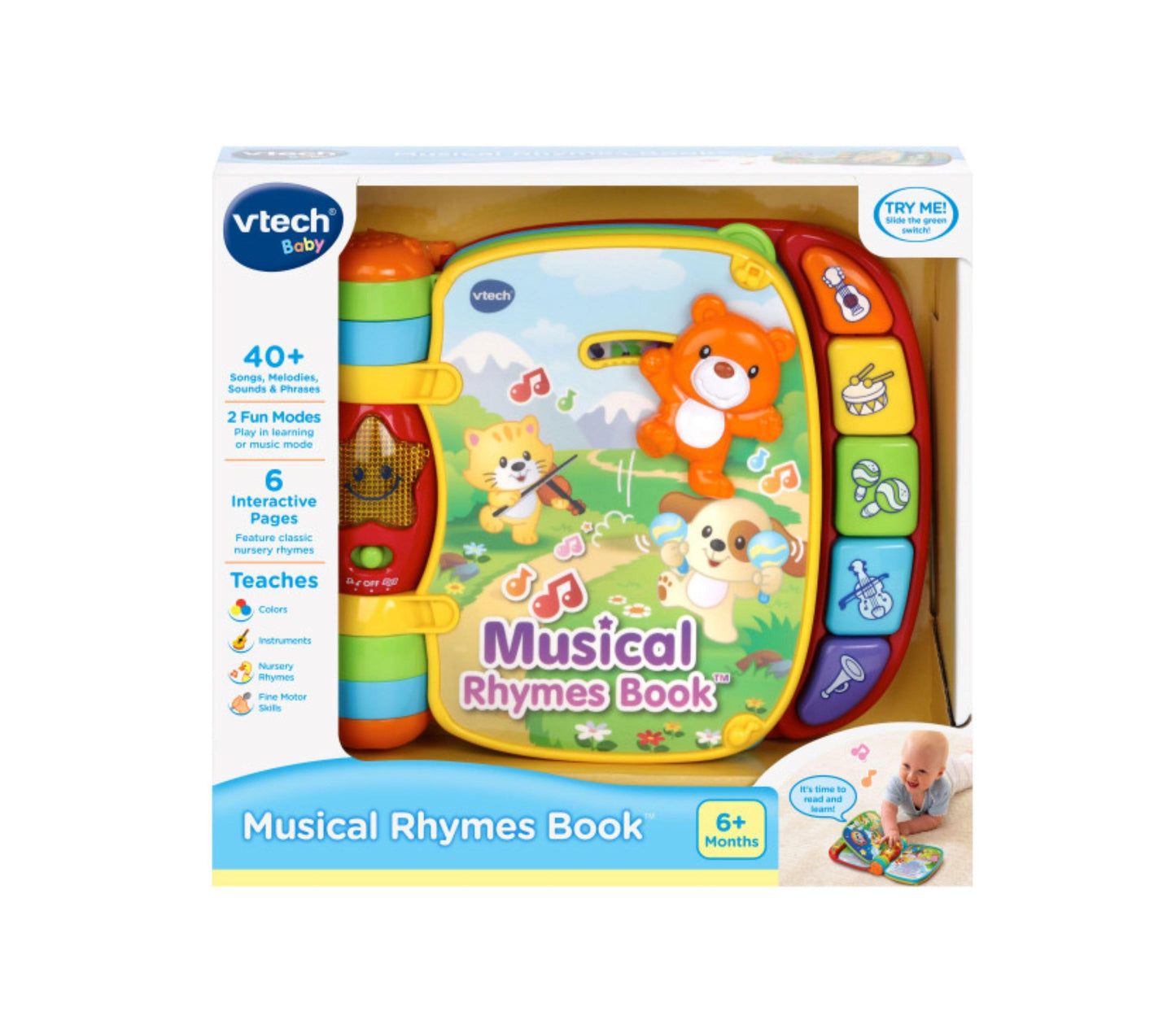 VTech Musical Rhymes Book Interactive Nursery Rhymes for Toddlers