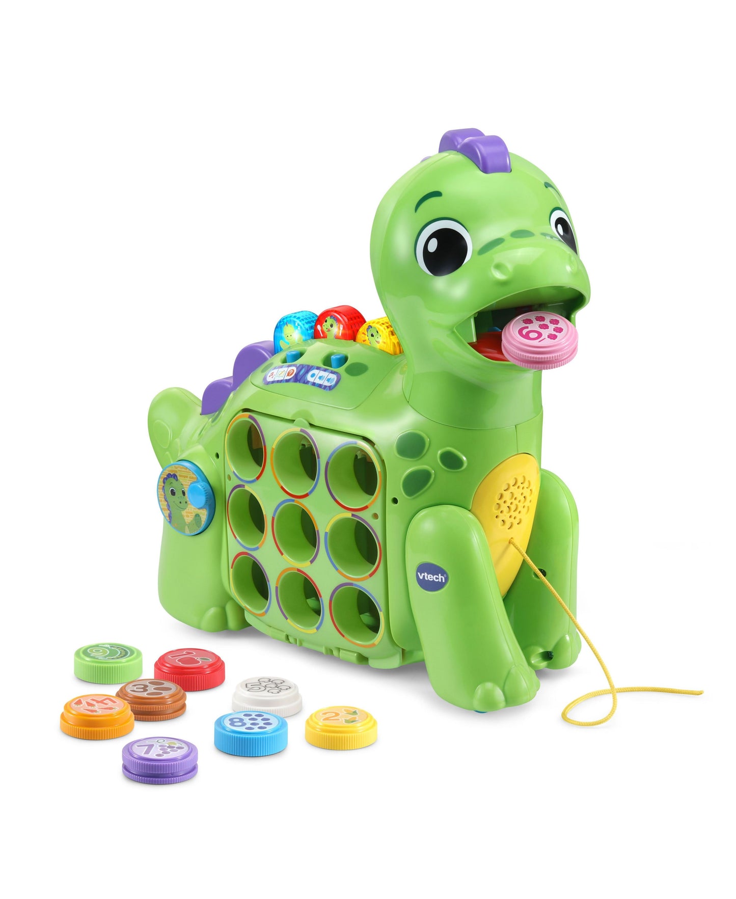 Chompers the Number Dino - Interactive Learning Toy - Green