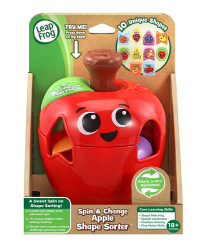 VTech Apple-A-Day Interactive Shape Sorter - Educational Learning Toy