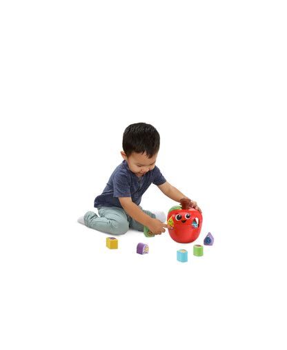 VTech Apple-A-Day Interactive Shape Sorter - Educational Learning Toy