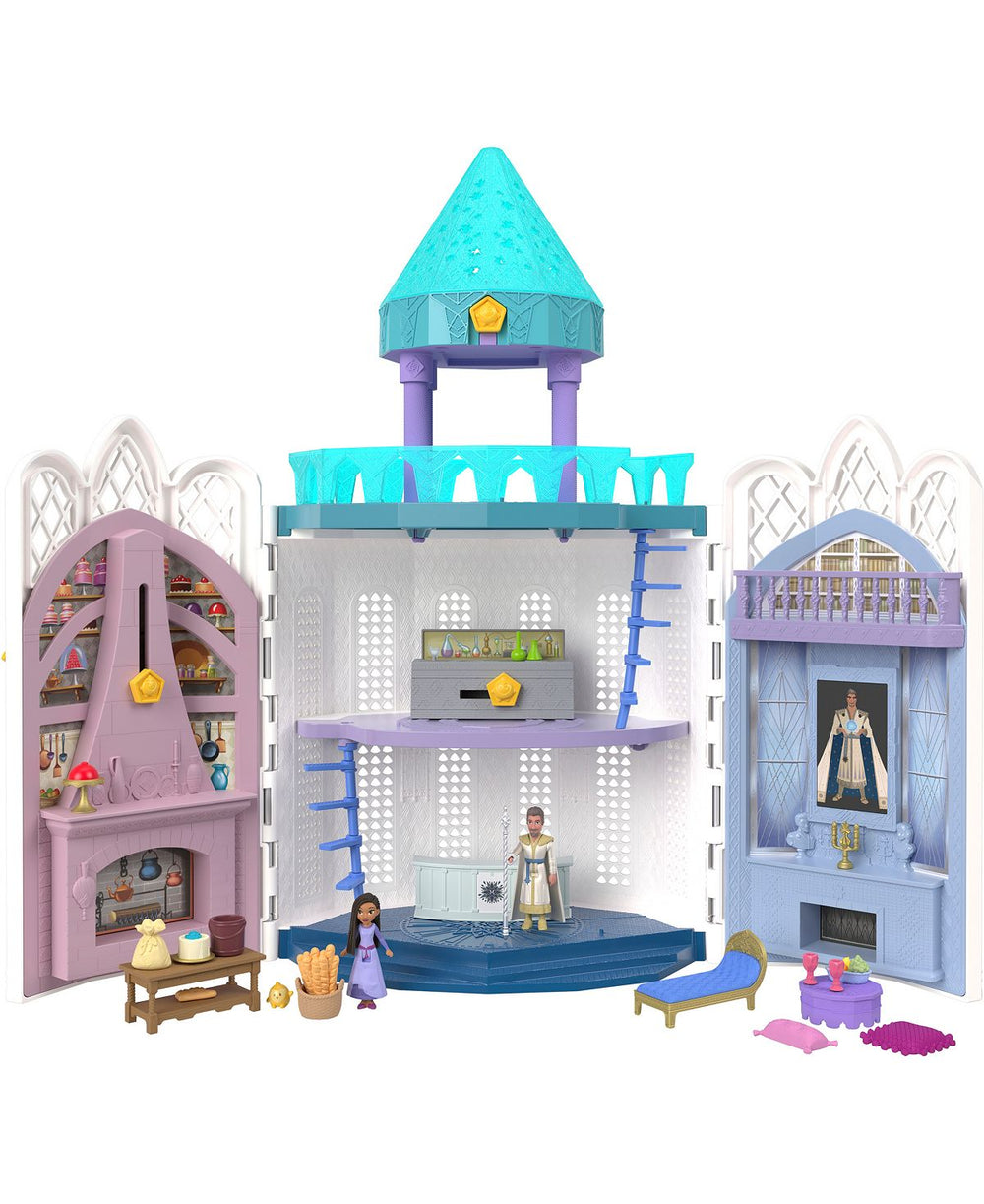 Disney Wish Rosas Castle Playset - Interactive Dollhouse with Light-Up Features
