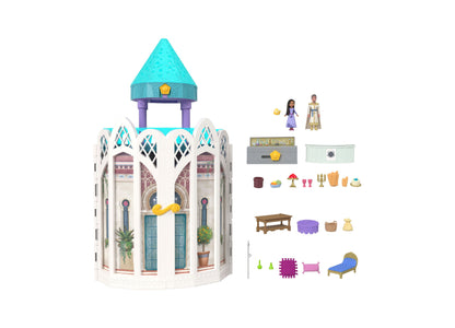 Disney Wish Rosas Castle Playset - Interactive Dollhouse with Light-Up Features