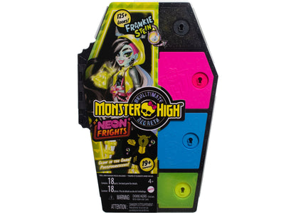 Monster High Neon Frights Frankie Stein Doll with Glow-in-the-Dark Accessories