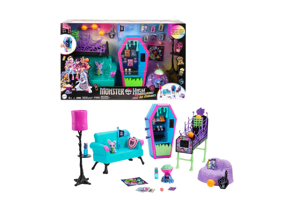 Monster High Student Lounge Play Set, Furniture and Accessories