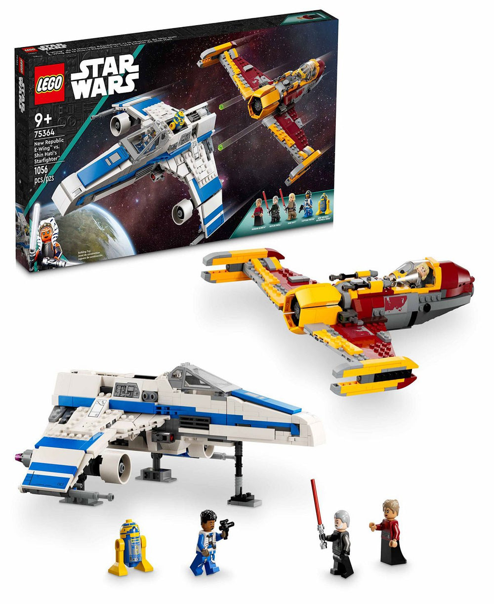 LEGO Star Wars 75364 New Republic E-Wing vs. Shin Hati‚Äôs Starfighter Building Set - 1056 Pieces