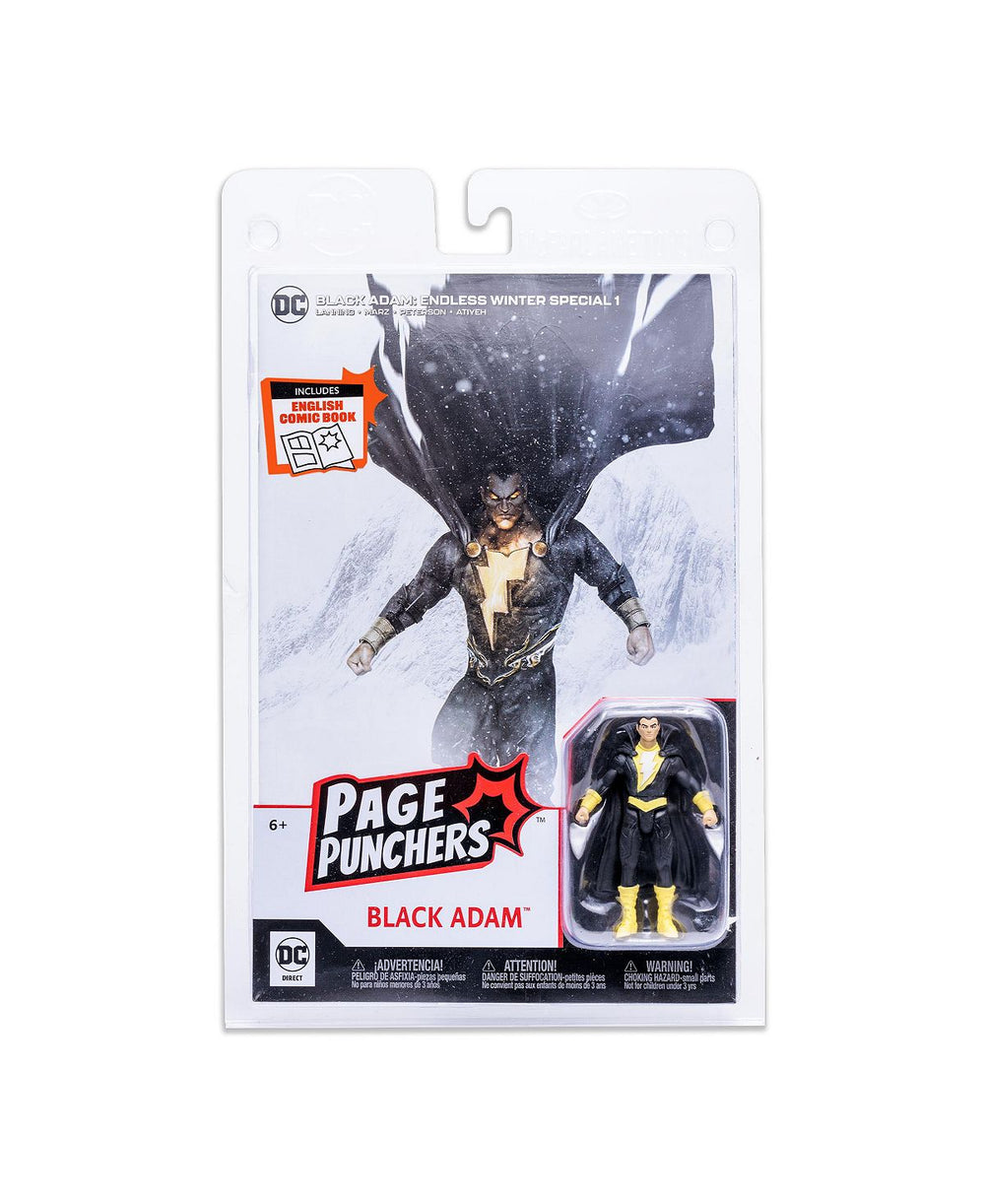 DC Direct Endless Winter Black Adam 3-Inch Action Figure with Comic