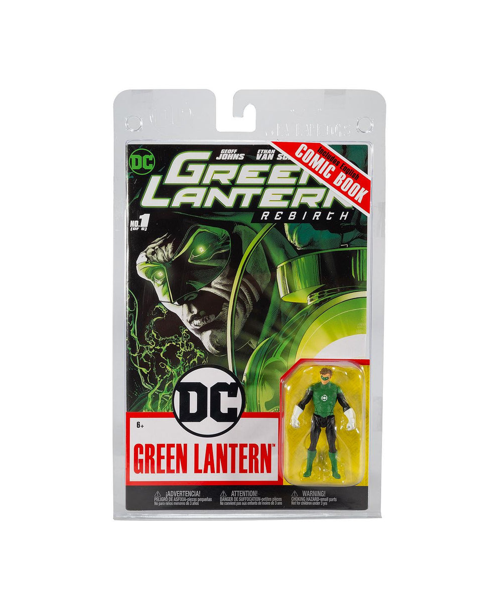 DC Direct Green Lantern: Rebirth Hal Jordan 3" Action Figure with Comic