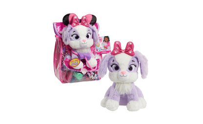 Disney Junior Minnie Mouse On-the-Go Pet Vet Backpack Set with Interactive Plush