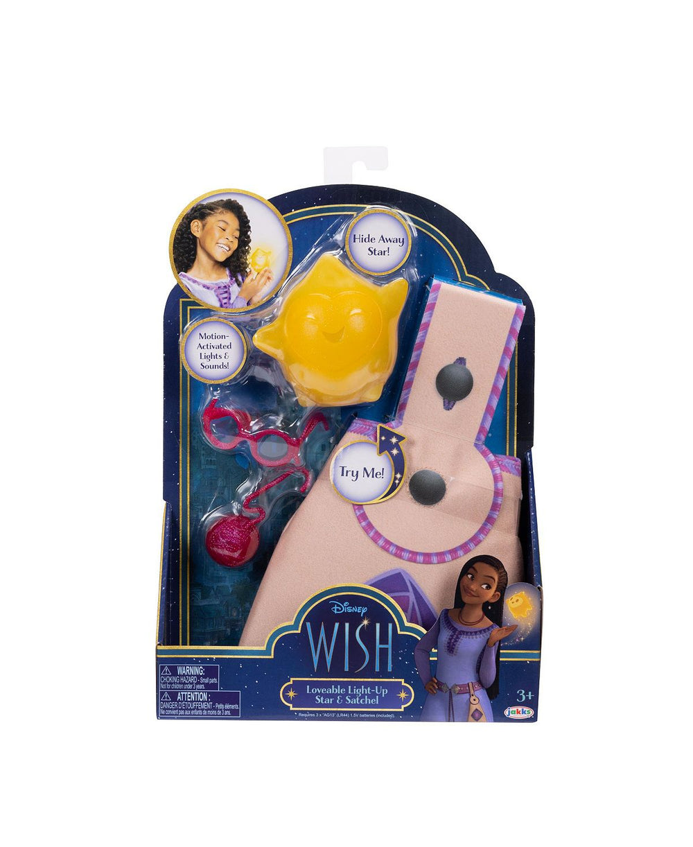 Disney Wish Interactive Light-Up Star with Satchel - Role Play Toy